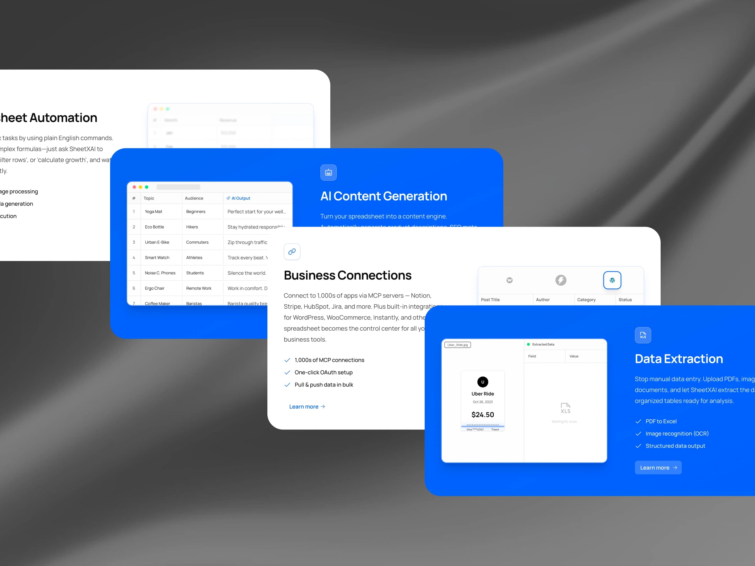AI Spreadsheet Automation Platform